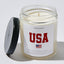 USA (RED) - Luxury Candle Jar 35 Hours