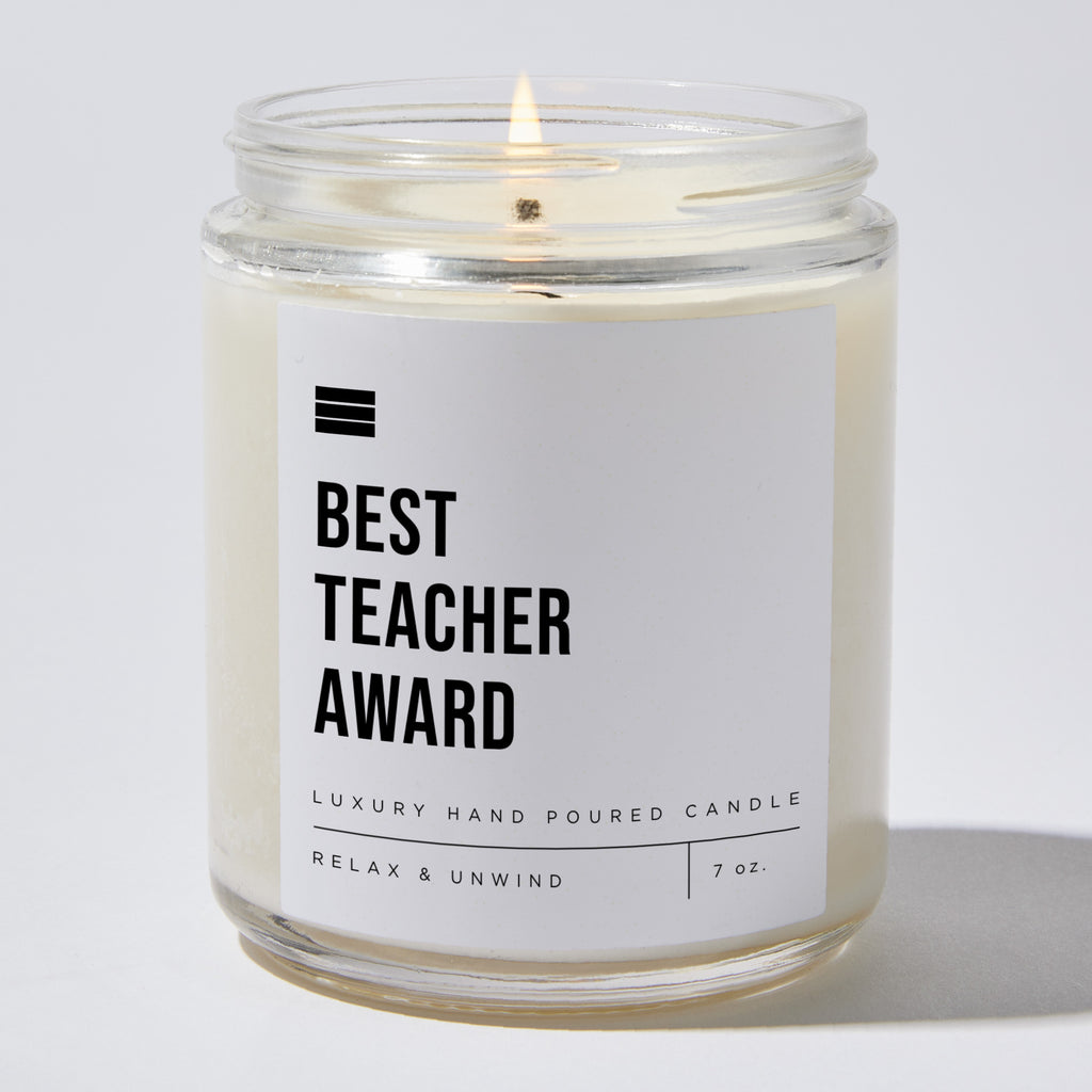 Best Teacher Award - Luxury Candle Jar 35 Hours