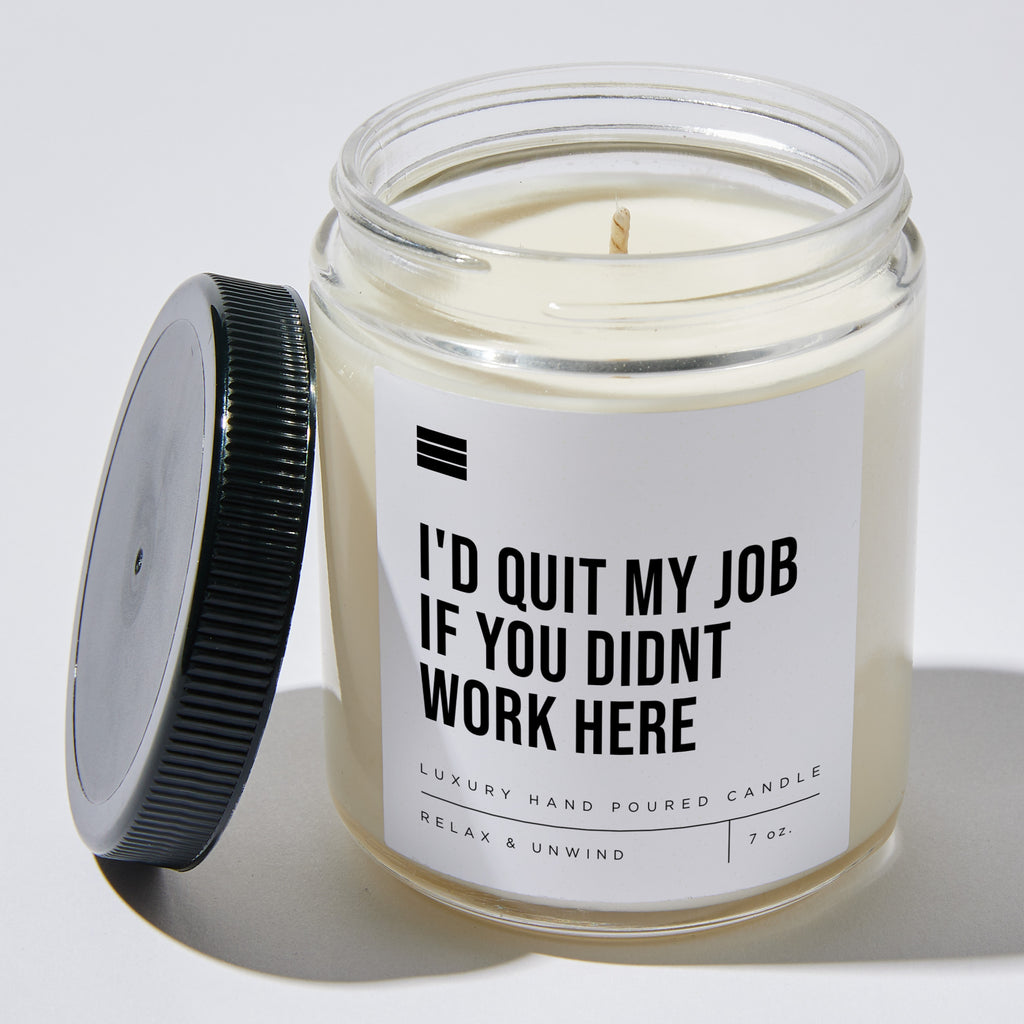 ThisWear Retirement Gift for Coworker Work Sucks Without You Scented Candle  Jar Apple