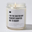 I'm the Doctor My Parents Wanted Me to Marry - Luxury Candle Jar 35 Hours