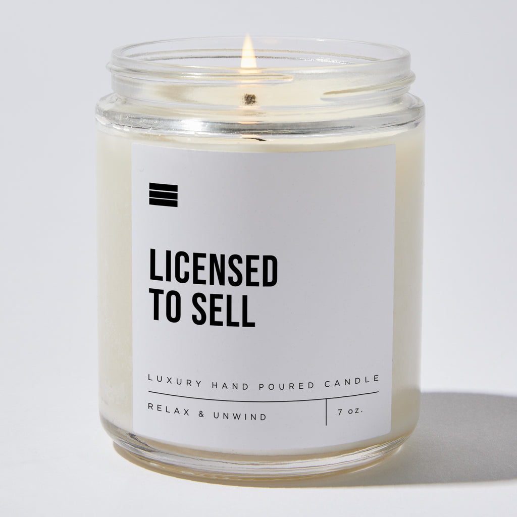 Licensed to Sell - Luxury Candle Jar 35 Hours