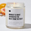 Mindset Is What Separated The Best From The Rest - Luxury Candle Jar 35 Hours
