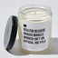 Realtor Because Badass Miracle Worker Isn't an Official Job Title - Luxury Candle Jar 35 Hours