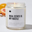 Real Estate Is My Hustle - Luxury Candle Jar 35 Hours