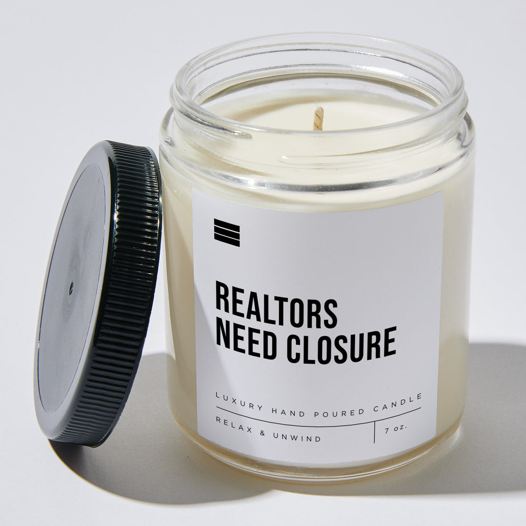 Realtors Need Closure - Luxury Candle Jar 35 Hours