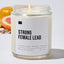 Strong Female Lead - Luxury Candle Jar 35 Hours