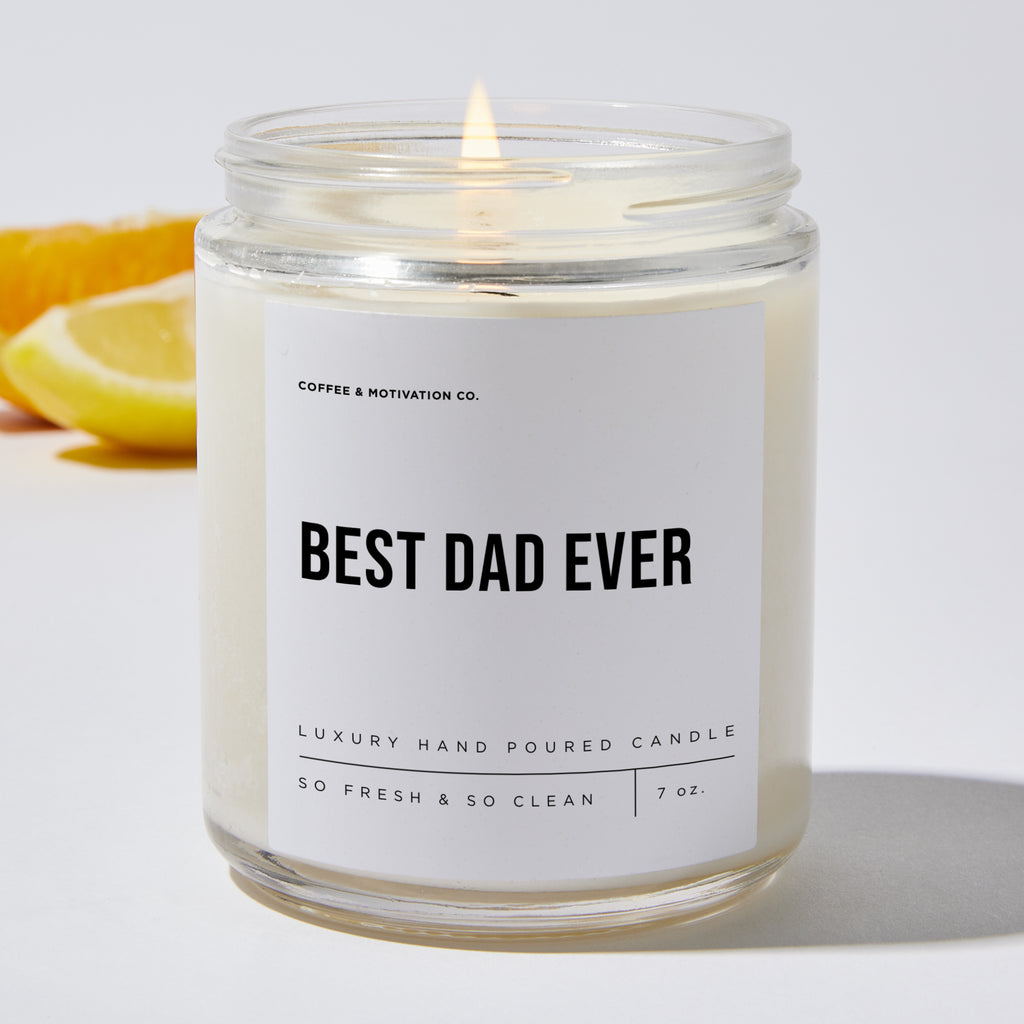Best Dad Ever - Luxury Candle Jar 35 Hours