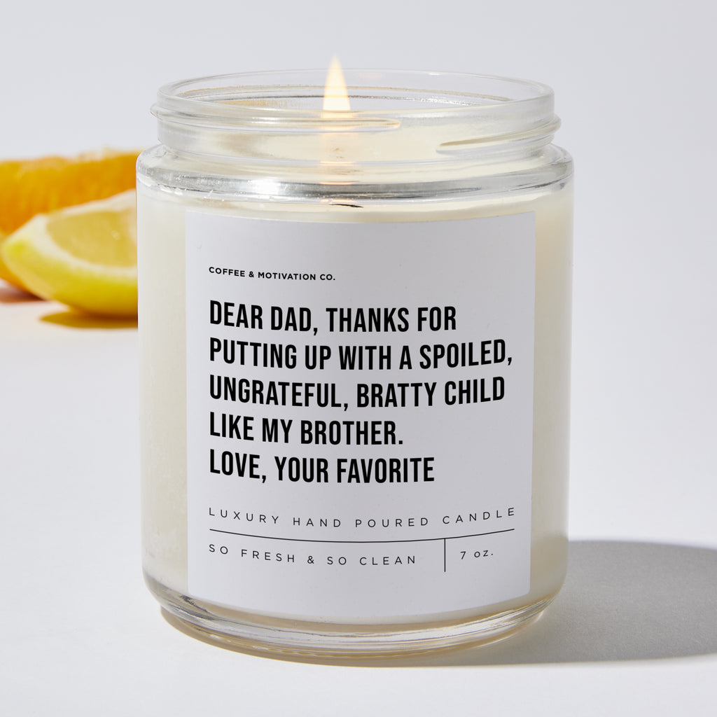 Candles - Am I Perfect? No But We'll Blame Dad For That Happy Mother's Day  - Mothers Day Luxury Scented Candle - Soy Wax Blend - Nice Stuff For Mom