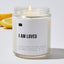 I Am Loved - Luxury Candle Jar 35 Hours