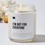 I'm Not for Everyone - Luxury Candle Jar 35 Hours