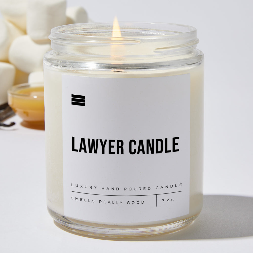 Lawyer Candle - Luxury Candle Jar 35 Hours