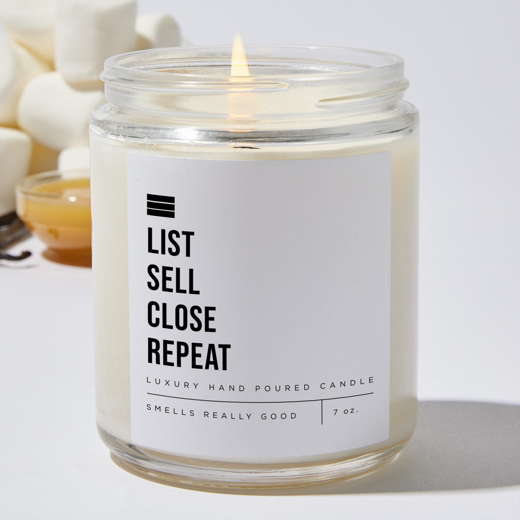 List Sell Close Repeat - Luxury Candle Jar 35 Hours