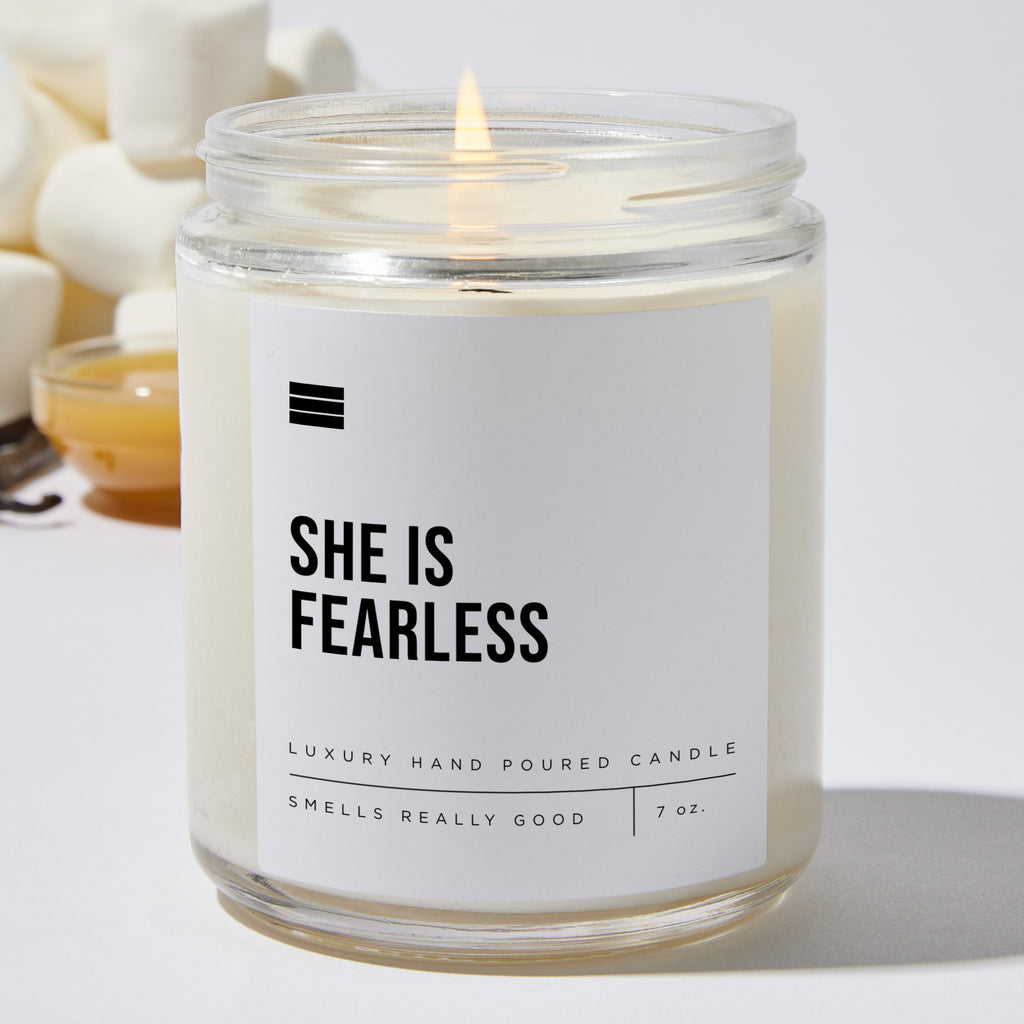 She Is Fearless - Luxury Candle Jar 35 Hours