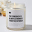 The Comeback Is Always Stronger Than The Setback - Luxury Candle Jar 35 Hours
