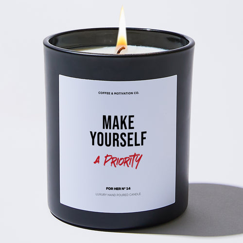 Candles - Make Yourself a Priority - Valentines - Coffee & Motivation Co.