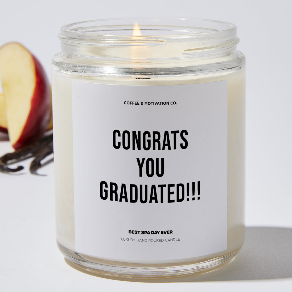 Congrats Grad!!! - School and Graduation Luxury Candle