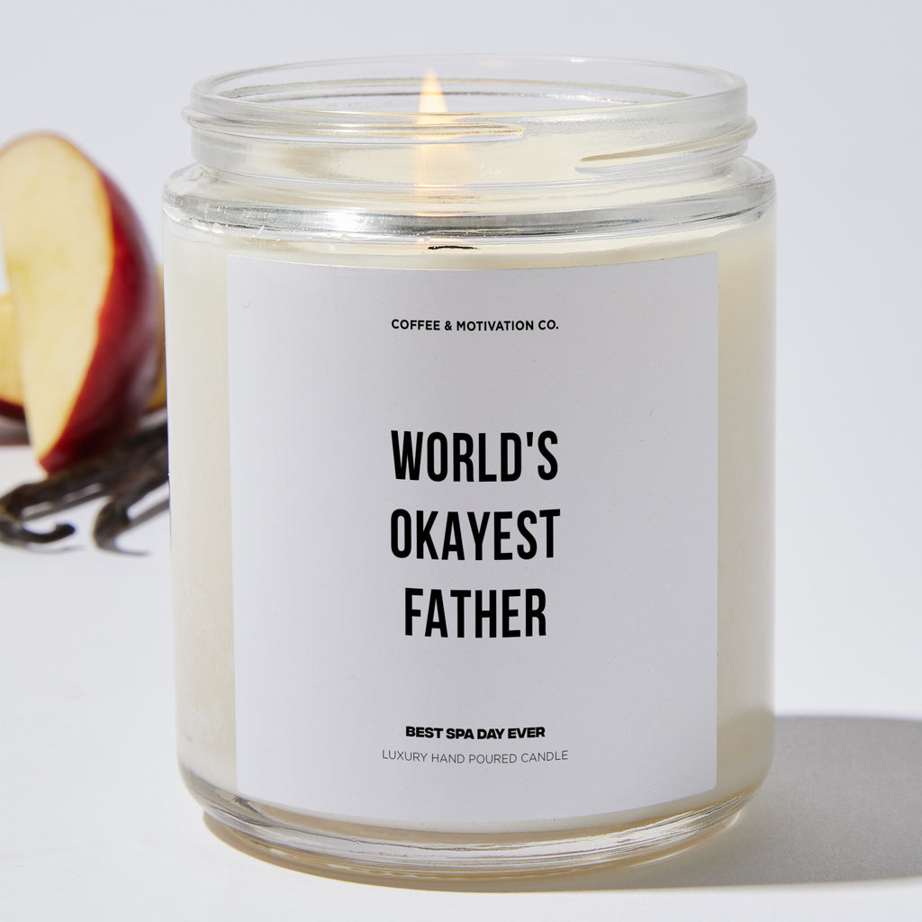 World's Okayest Father - Father's Day Luxury Candle