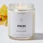 Pisces - Zodiac Luxury Candle