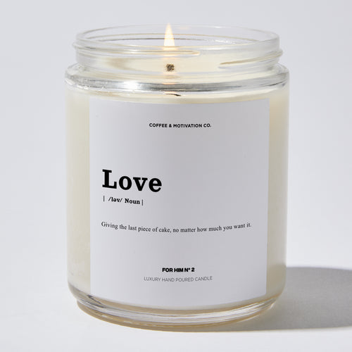 Love - Valentine's Gifts Candle