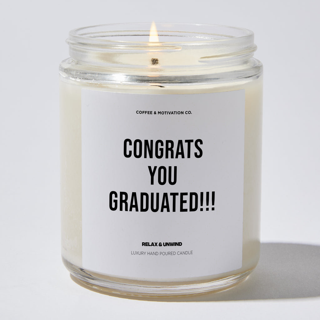 Congrats Grad!!! - School and Graduation Luxury Candle