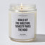 Goals set the direction, tenacity paves the road - Motivational Luxury Candle