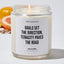 Goals set the direction, tenacity paves the road - Motivational Luxury Candle