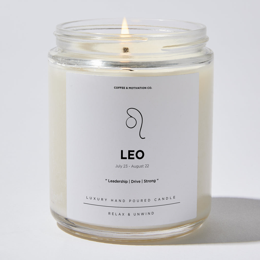 Candles - Leo - Zodiac - Coffee & Motivation Co.
