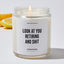 Look At You Retiring And Shit - Retirement Luxury Candle