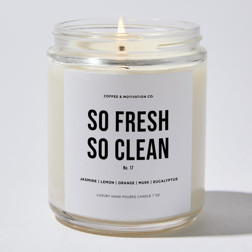 So Fresh So Clean - Luxury Candle Jar 35 Hours