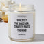 Goals set the direction, tenacity paves the road - Motivational Luxury Candle