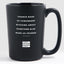 Chance Made Us Coworkers Bitching About Everyone Else Made Us Friends - Coworker Matte Black Coffee Mug