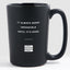 It Always Seems Impossible Until It's Done - Matte Black Motivational Coffee Mug