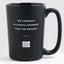 The Comeback Is Always Stronger Than The Setback - Matte Black Coffee Mug