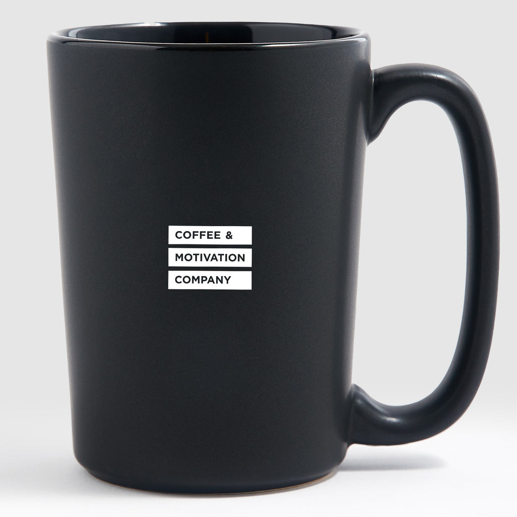 Doubt Kills More Dreams Than Failure - Matte Black Motivational Coffee Mug