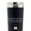 Grind While They Sleep Learn While They Party Live Like They Dream - 24oz Matte Black Motivational Travel Tumbler + Straw