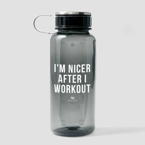 I'm Nicer After I Workout - 33.8 oz Water Bottle