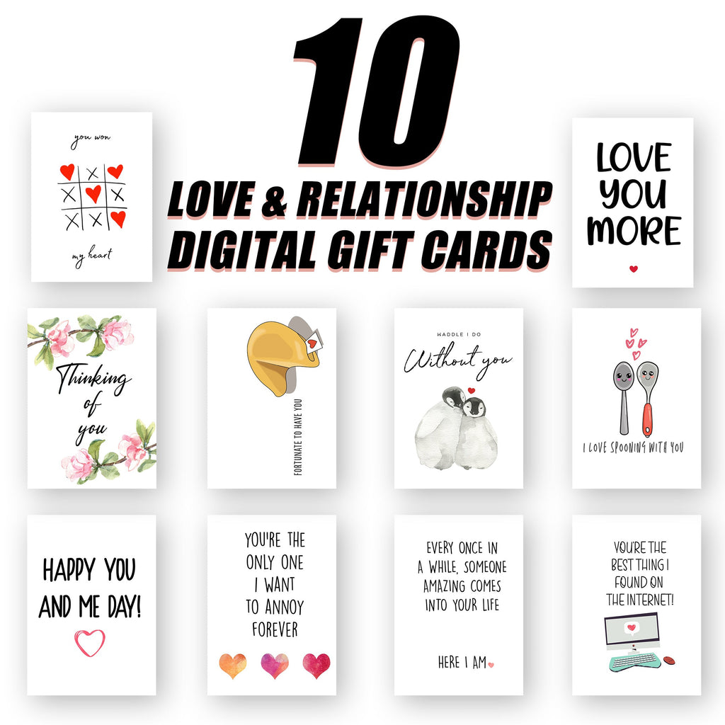 Ultimate Ten Love and relationship Cards (Digital)