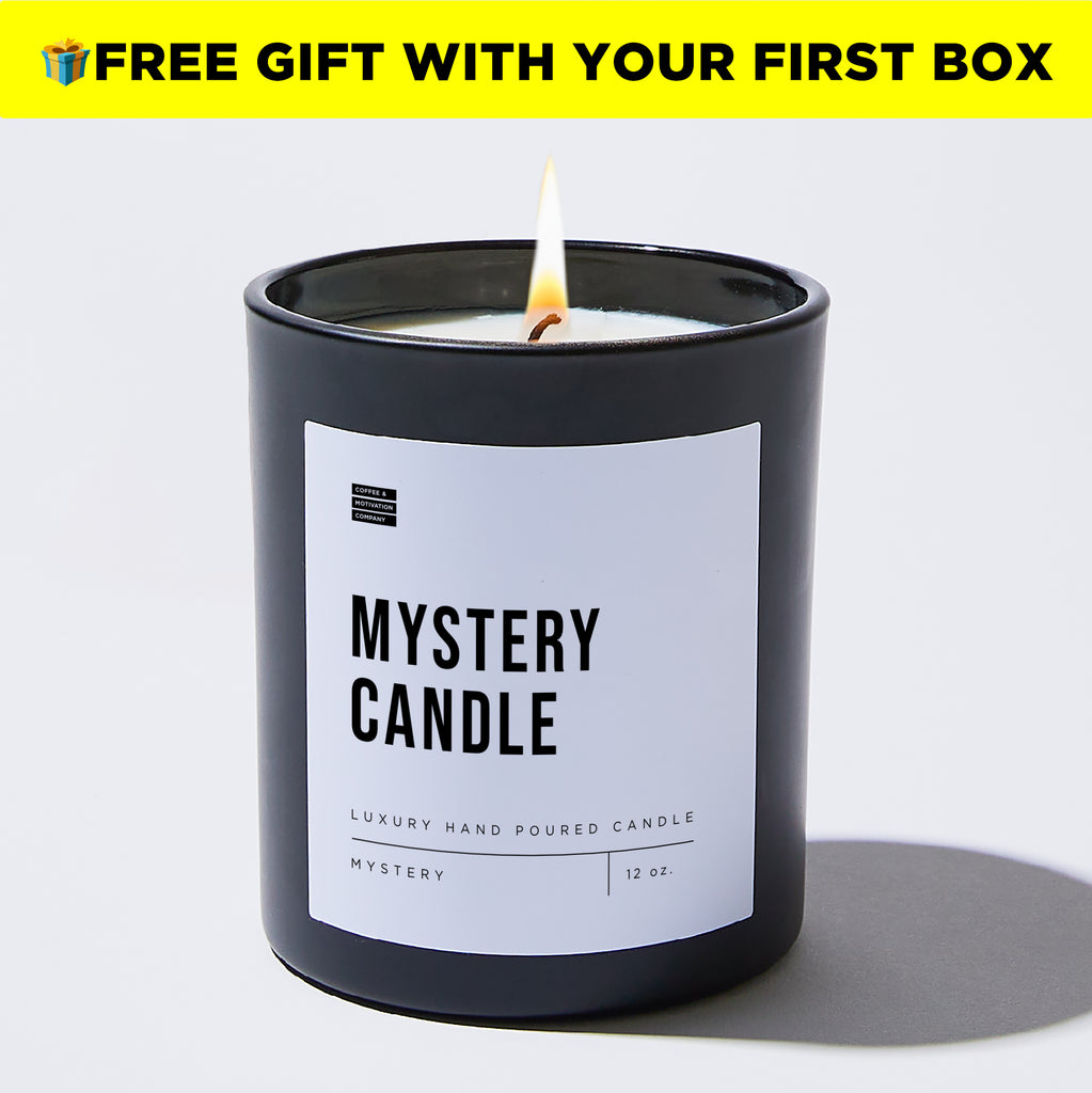 Mystery Candle - Black Luxury Candle 62 Hours