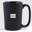 No handouts no favors straight hustle - Matte Black Motivational Coffee Mug