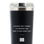Success Isn't Owned It's Rented And Rent Is Due Every Day - 24oz Matte Black Motivational Travel Tumbler + Straw